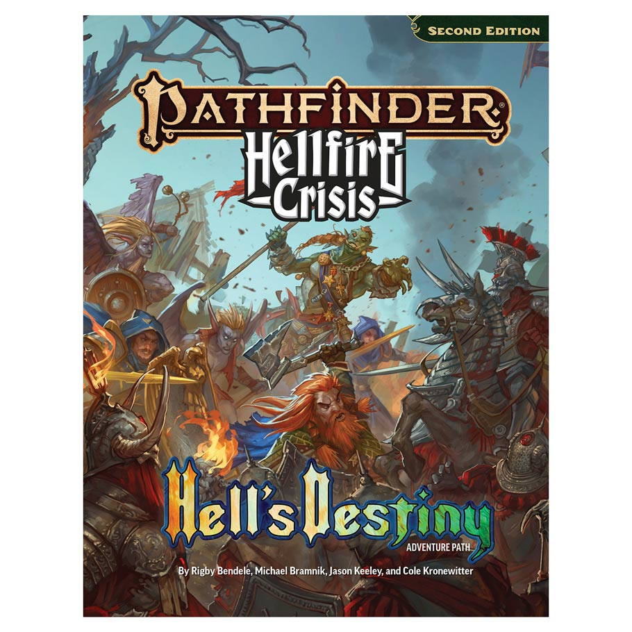 PZO15223-HC Pathfinder 2E Adventure Path Hells Destiny Role Playing Game