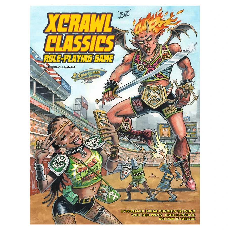 GMGXCC1S Xcrawl Classics-Core Rulebook Softcover Role Playing Game
