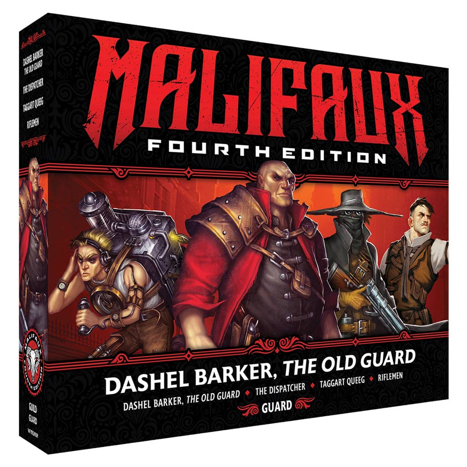 WYR24109 Malifaux 4th Edition Dashel Barker & the Old Guard Miniature