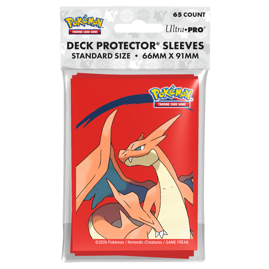 ULP16731 Pokemon Mega Charizard Y Deck Protector - 65 Piece