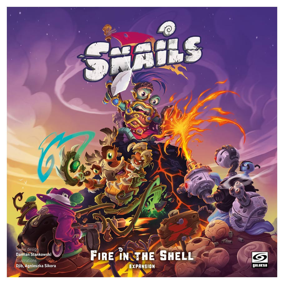 GALENSNL03 Snails Fire in the Shell Expansion Board Game