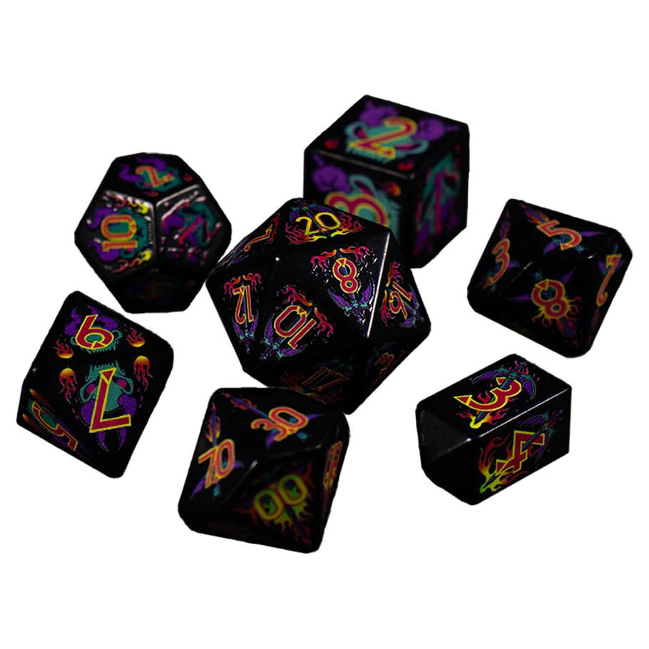 BOT001007 Infernal Might Dice - Set of 7
