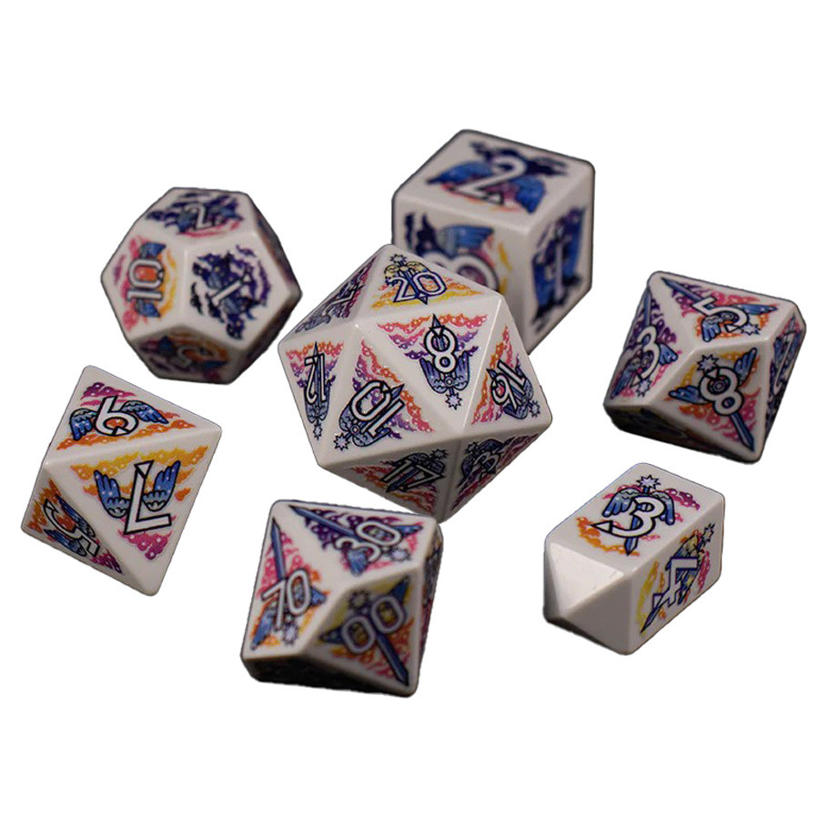 BOT001006 Celestial Dawn Dice - Set of 7