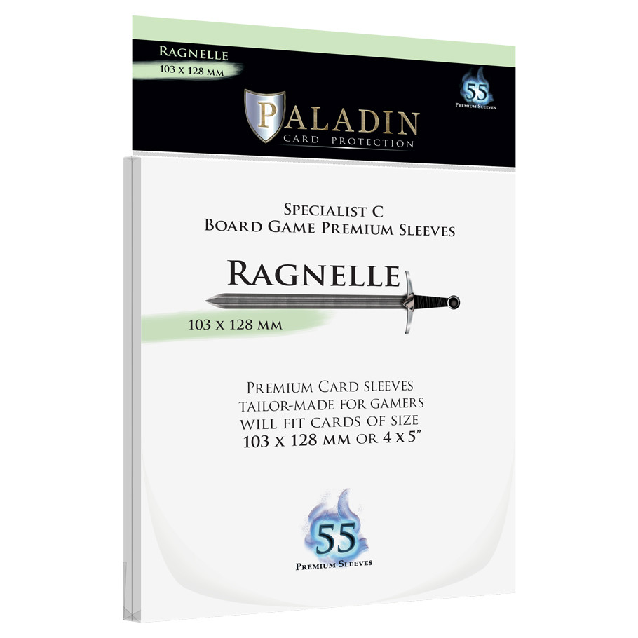 PALRGNCLR 106 x 131 mm Paladin Ragnelle Transparent Deck Protector - 55 Piece
