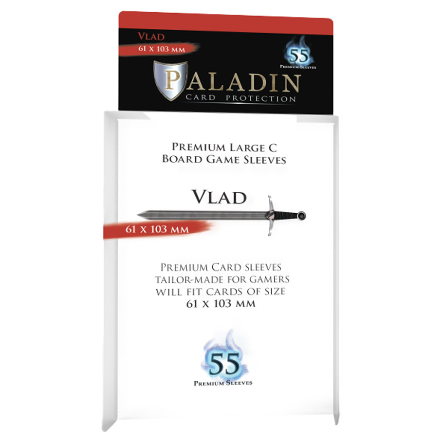 PALVLACLR 64 x 106 mm Paladin Vlad Transparent Deck Protector - 55 Piece