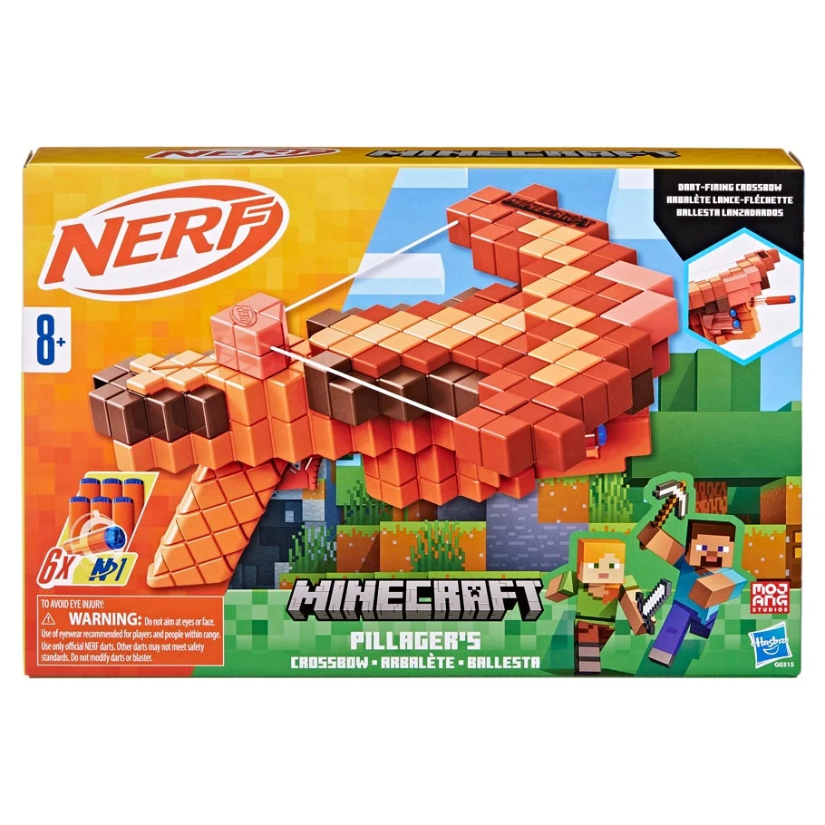 HSBG0315 NERF Minecraft Pillagers Crossbow Toys - 3 Piece