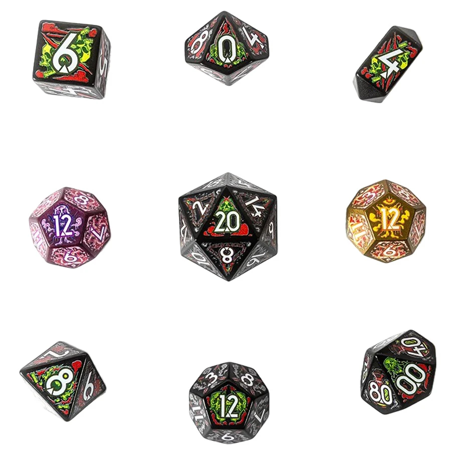BOT005001 Daggerheart-Assassin Dice Game - Set of 9