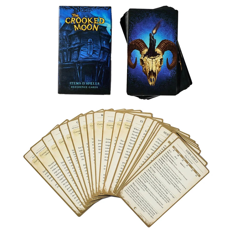 LAETCMRDIS Dungeons & Dragons 5E The Crooked Moon Items Deck