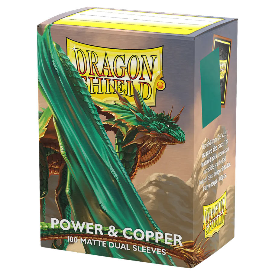 ATM15068 Dual Matte Power & Copper Deck Protector - 100 Piece