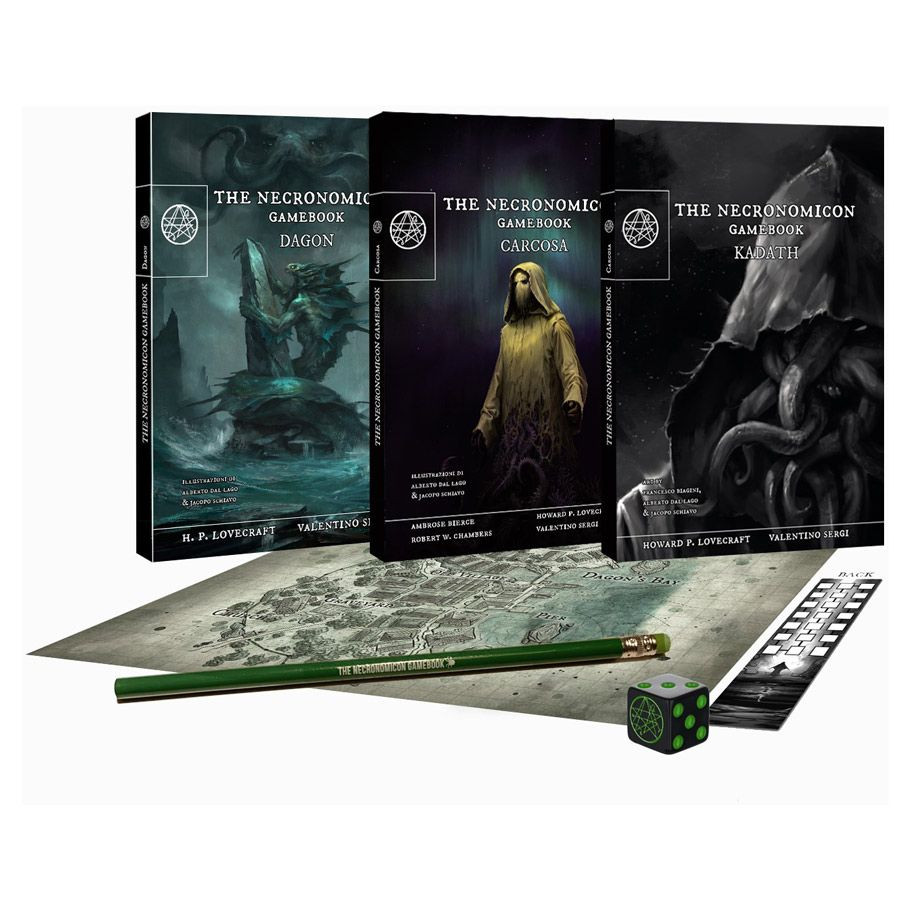 OFF1005 The Necronomicon Gamebook Trilogy Role Playing Game