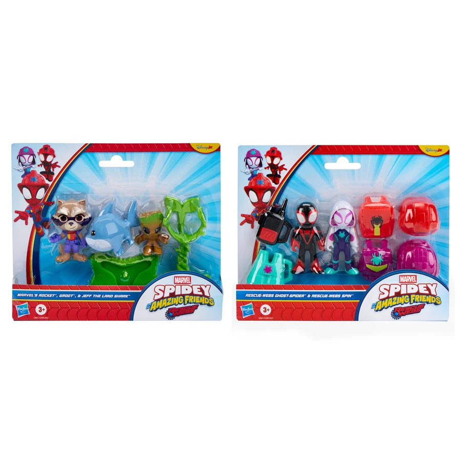 HSBG1991 Spidey & His Amazing Friends Rescue Assortment Action Figure Toys - 6 Piece - Pack of 2