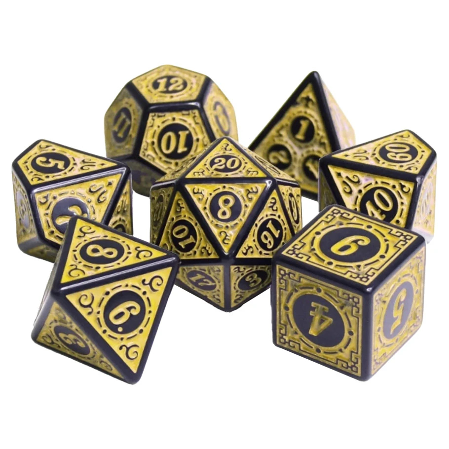 FBG2235 Magic Flame Dice Game, Blue - Set of 7