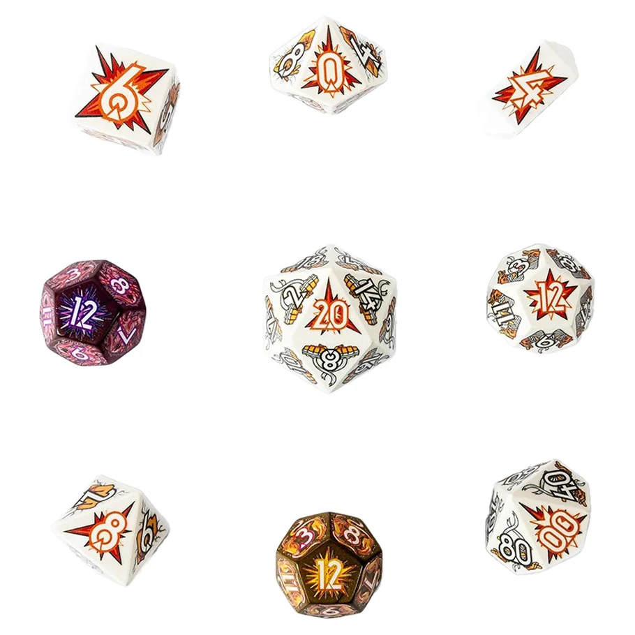 BOT005002 Daggerheart-Brawler Dice Game - Set of 9
