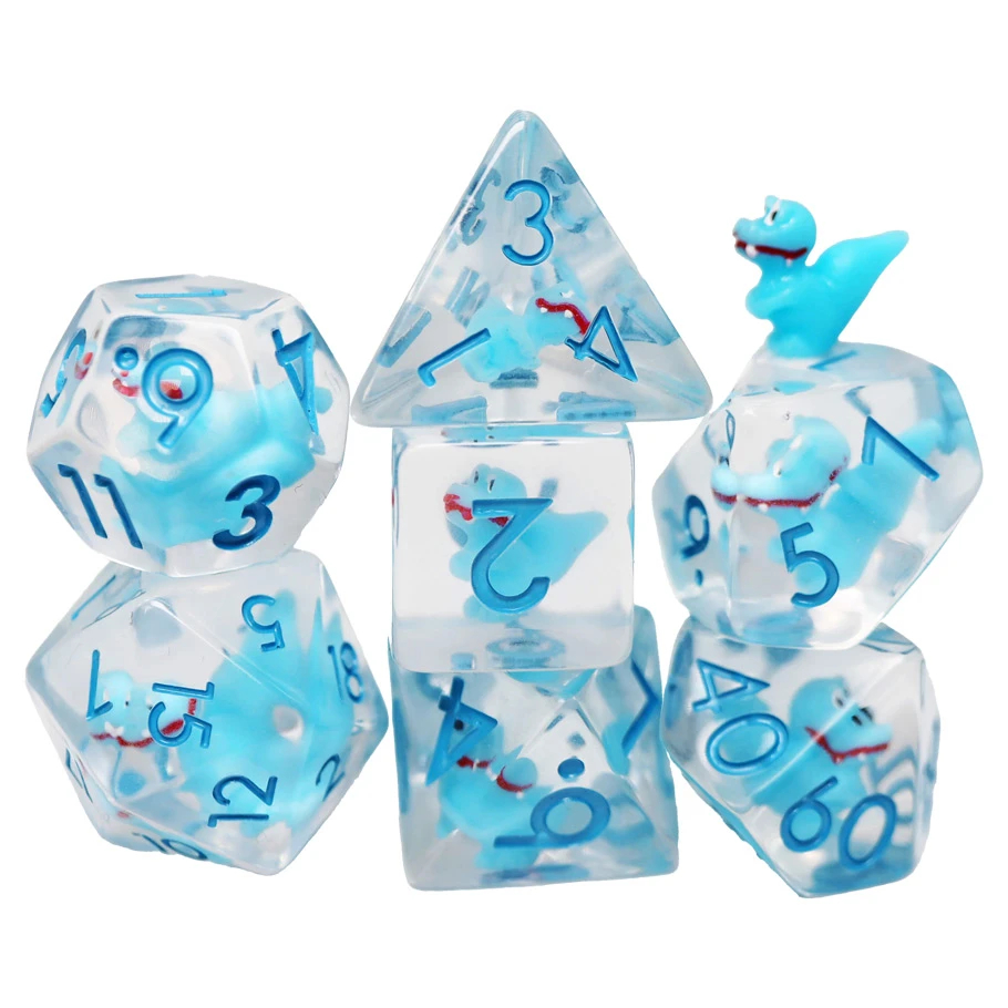 FBG2693 Baby Velociraptor Dice Game - Set of 7