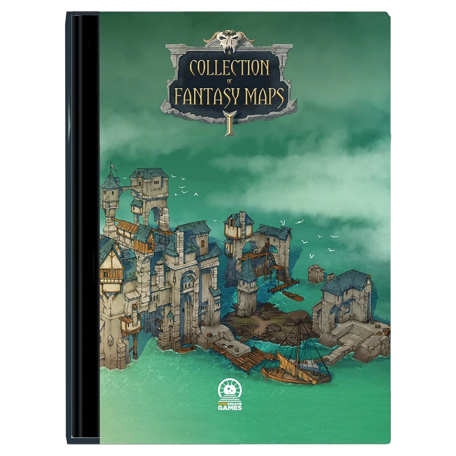 OSGDATFMAP1 A Collection of Fantasy Maps Book