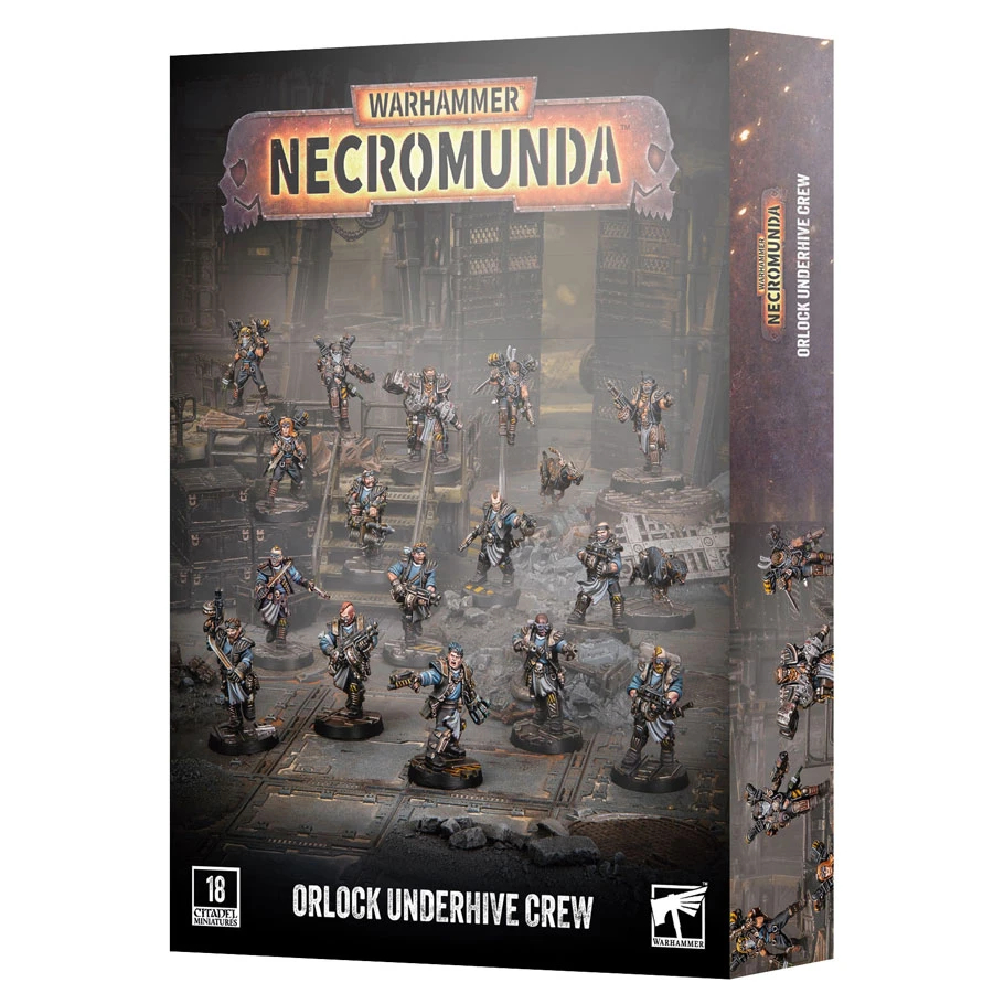GAW99120599096 301-67 Warhammer 40000 - Necromunda Orlock Underhive Crew Miniature Figure Set