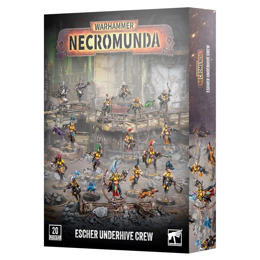 GAW99120599094 301-71 Warhammer 40000 - Necromunda Escher Underhive Crew Miniature Figure Set