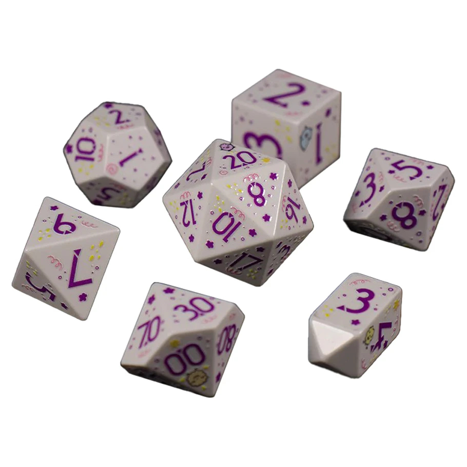BOT001002 7-Set - Whimsical Pals Dice