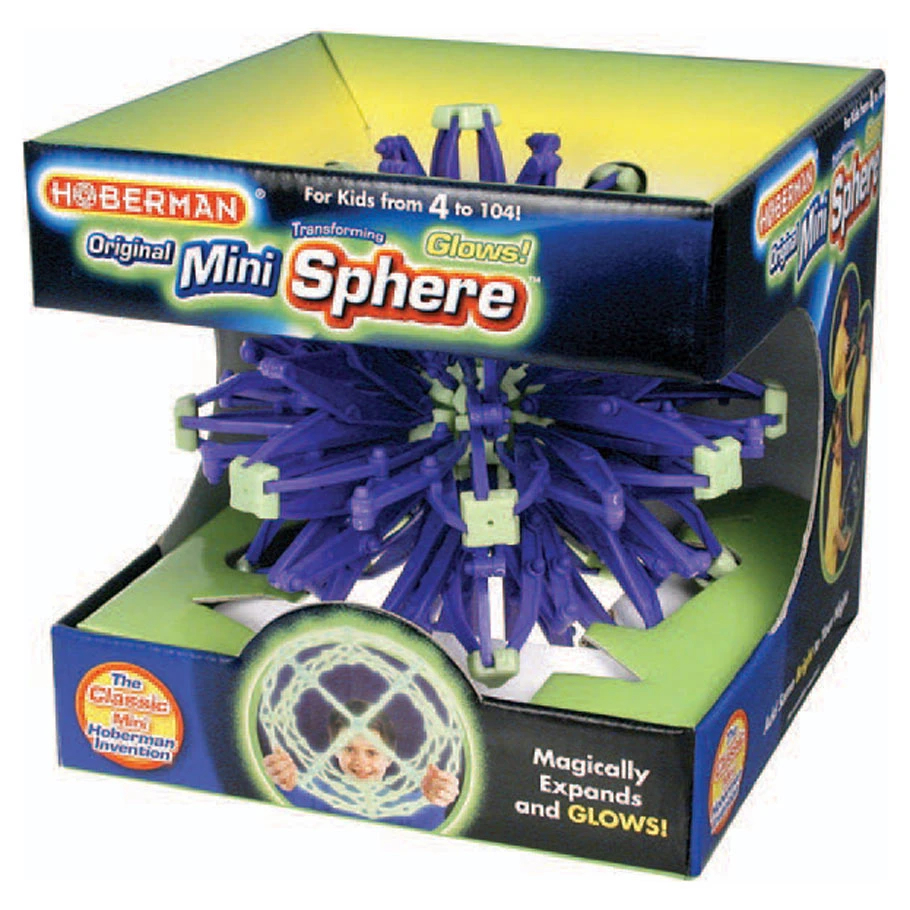 JHCM1319 Hoberman Mini Sphere - Expanding Universe Glow