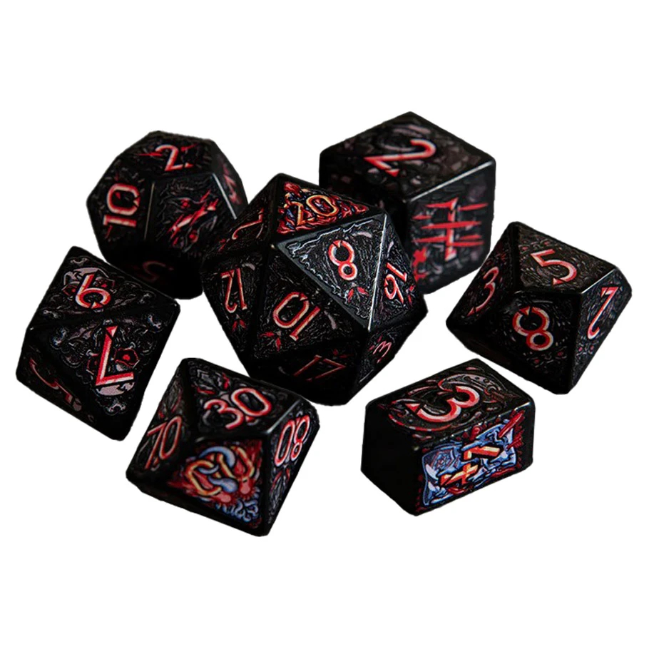 BOT001010 7-Set - Dark Deities Dice