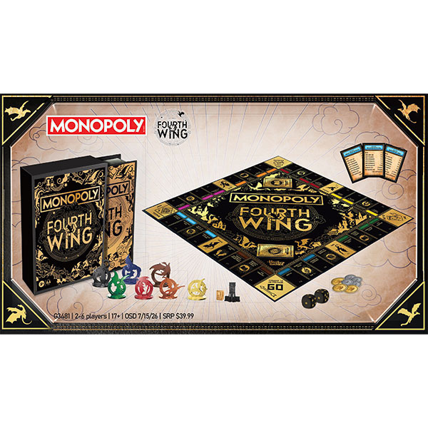 HSBG3481 Monopoly - Fourth Wing Board Game