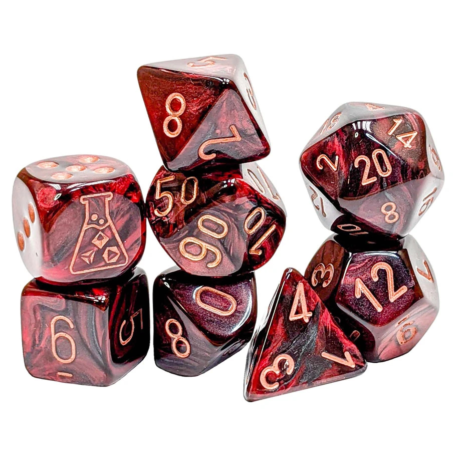 Manufacturing CHX30080 7-Set Lab - Lustrous Gothic Dice, Copper