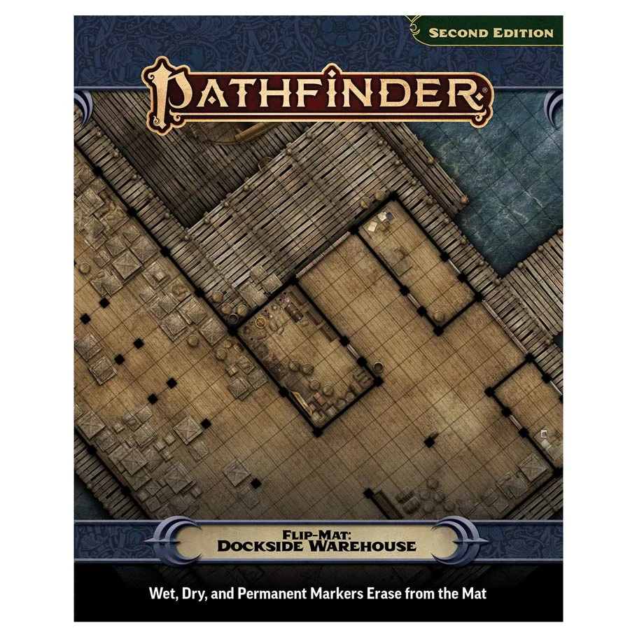 PZO11040-FM Pathfinder 2E - Flip-Mat Dockside Warehouse
