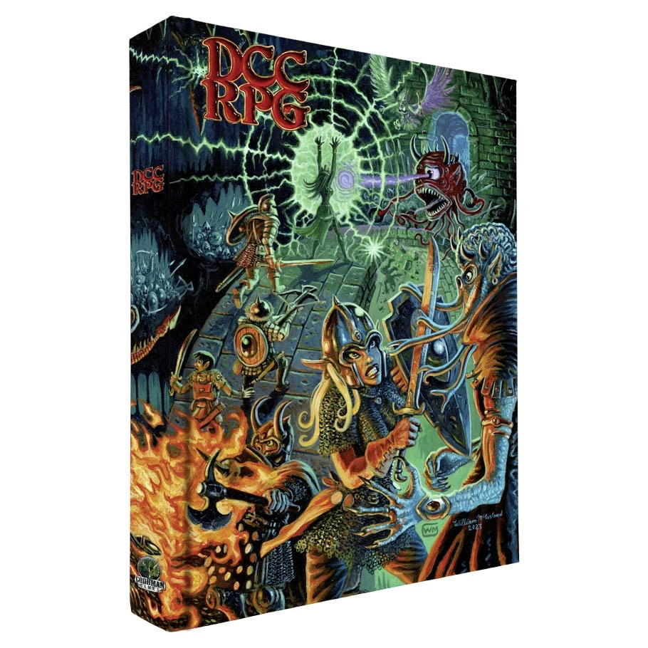 GMG5070WM Dungeon Crawl Classics-Core Rulebook-William McAusland Cover Role Playing Game