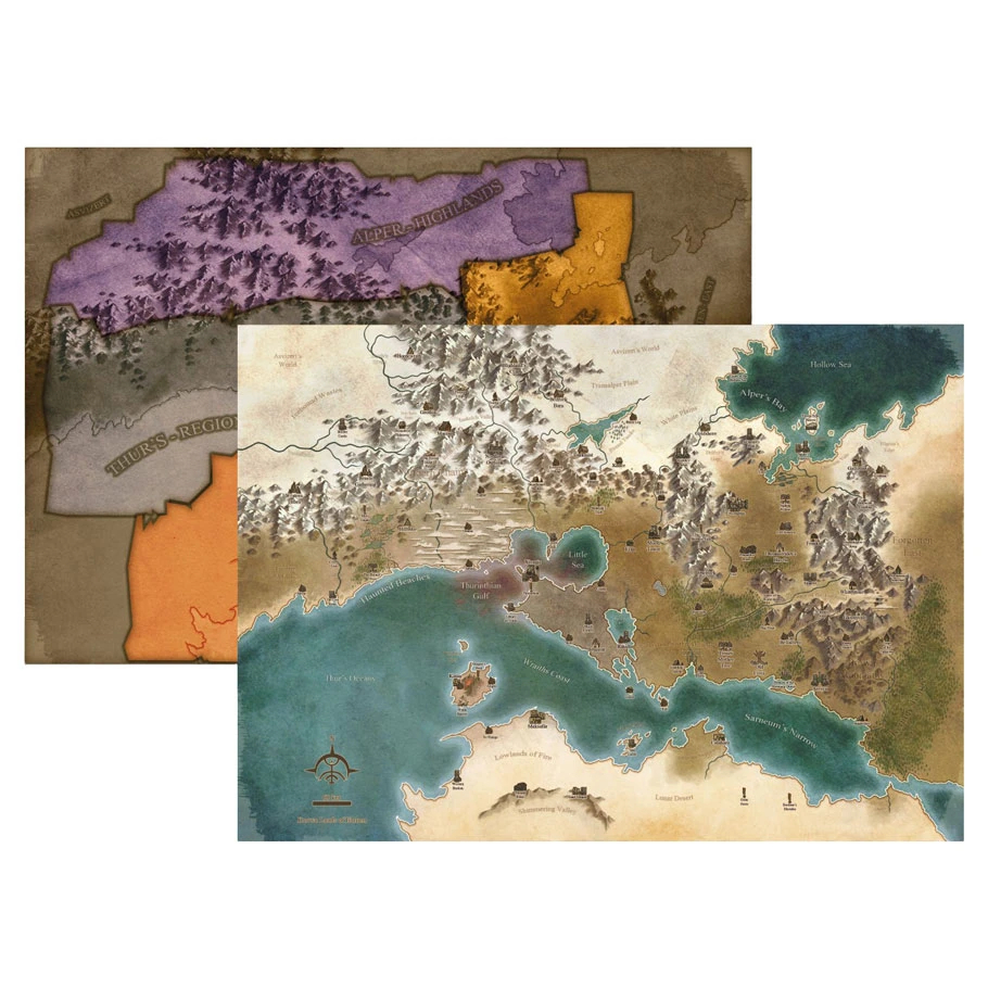 GMS001007 Pathfinder 2E - Nightfell Iurmens Map Revamped