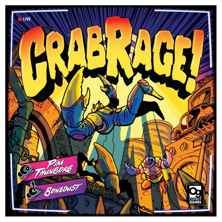 OSPGAM077 Crab Rage Board Game