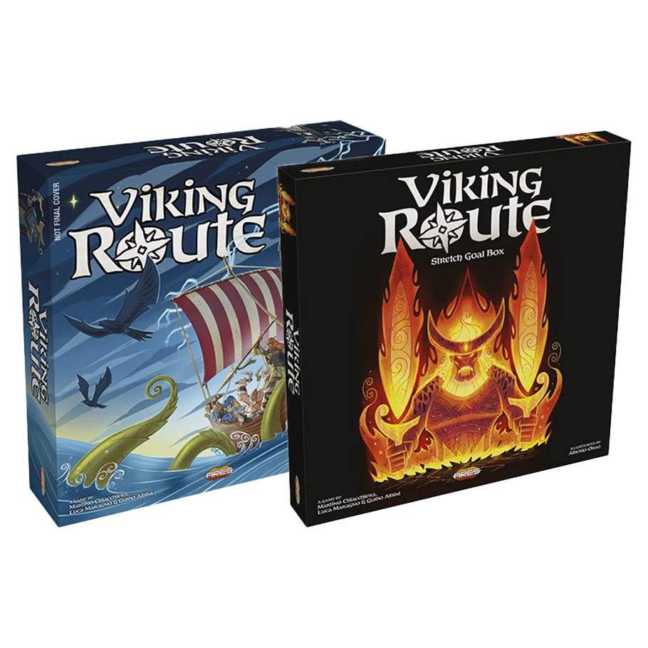 AREARTG02537 Viking Route - Jarl Edition Board Game