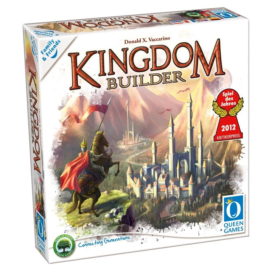 QNG10822 Kingdom Builder Family & Friends Compact Edition Board Game