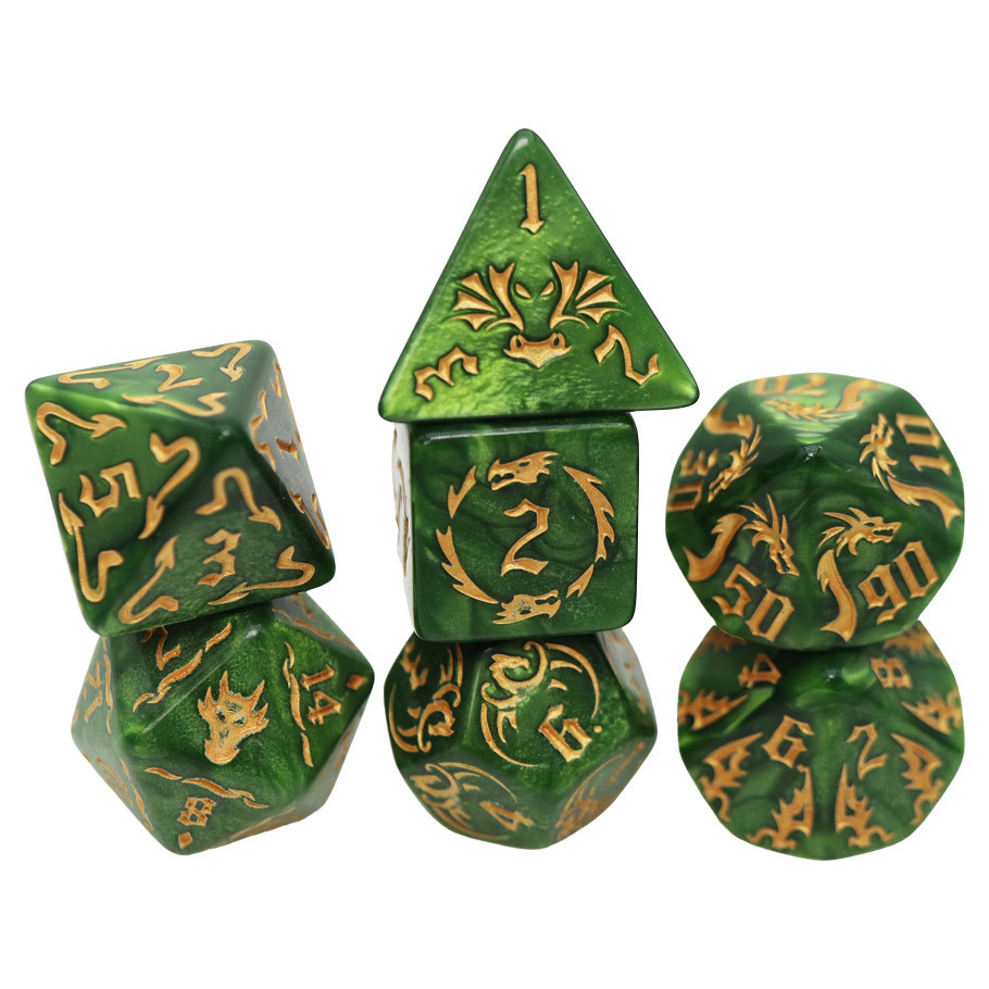 FBG2648 7-Set Drakes Flight - Growth Dice