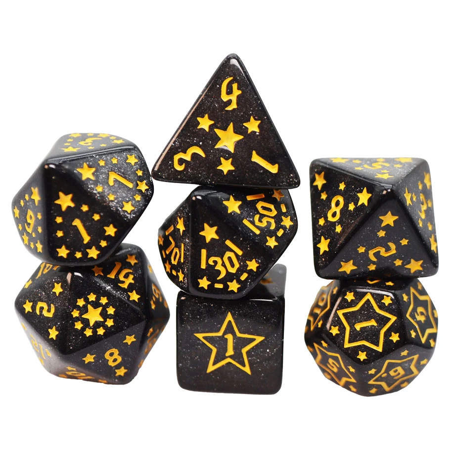 FBG2690 7-Set Shooting Stars - Barium Dice