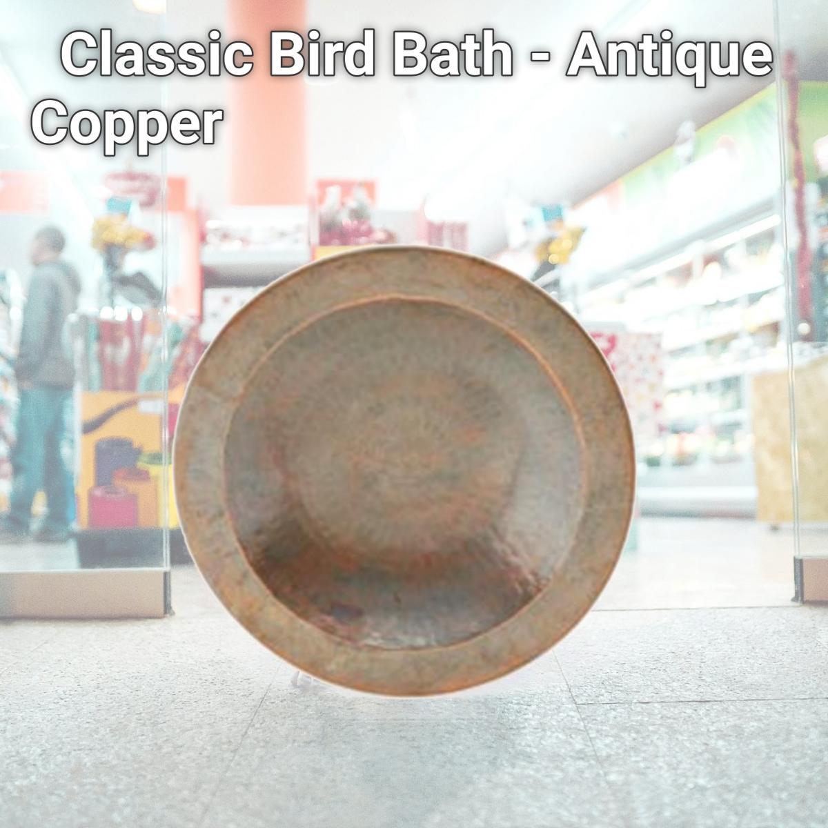 Picture of Achla CBB-01 Classic Bird Bath - Antique Copper