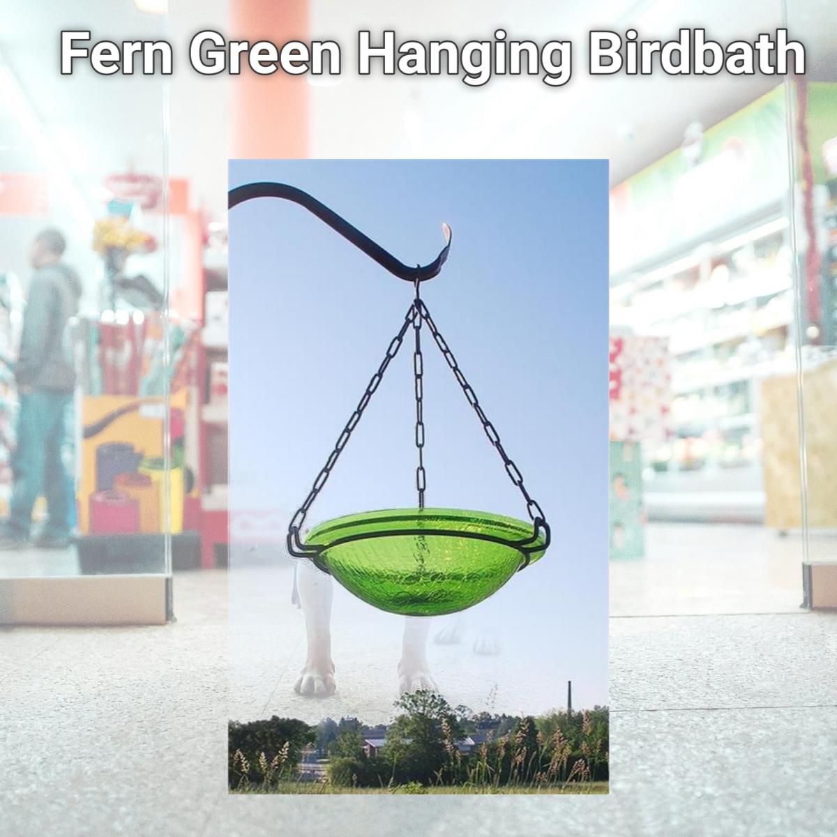 Picture of Achla BBH-02FG Fern Green Hanging Birdbath