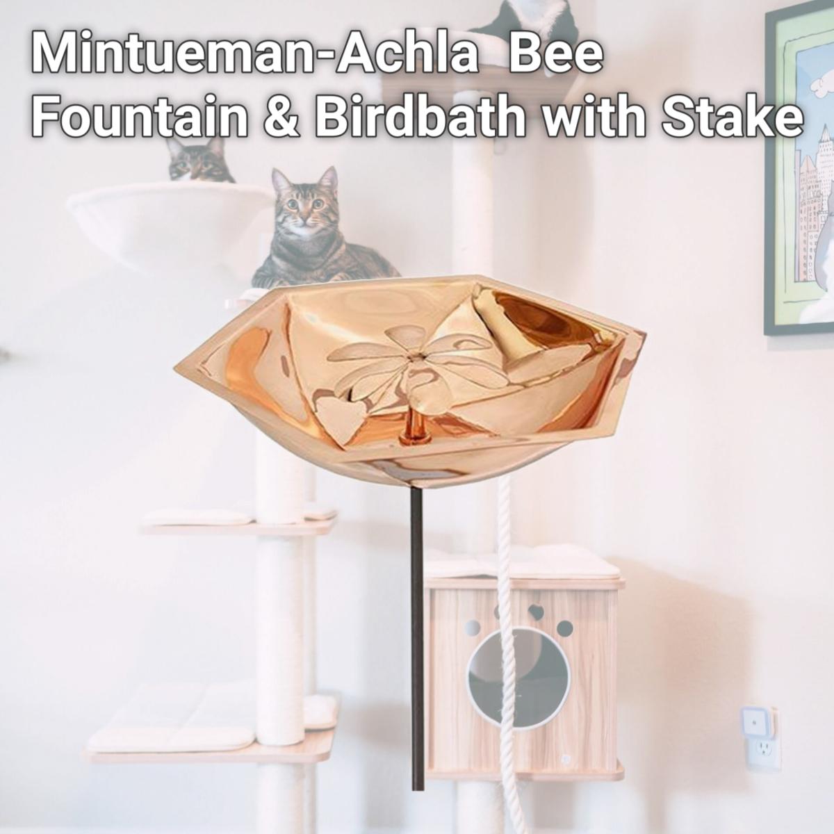 Picture of Mintueman-Achla BB-07-S Bee Fountain & Birdbath with Stake