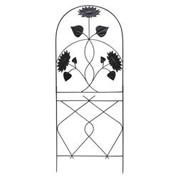 Mintueman-Achla  Sunflower Trellis, Black