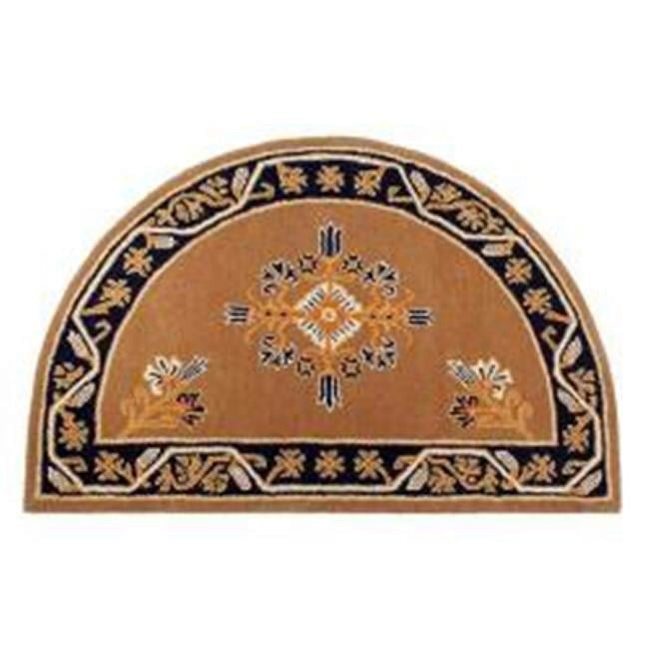 Picture of Minuteman H-614 Extra Large Cocoa Jardin Half Round Rug
