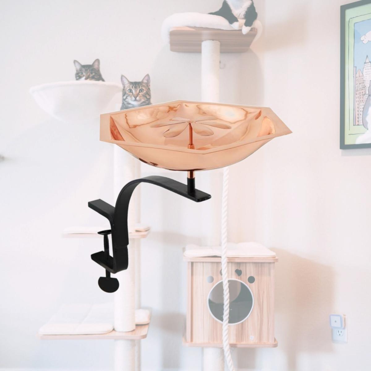 Picture of Achla BB-07-RM Bee Fountain & Birdbath with Rail Mount Bracket&#44; Copper