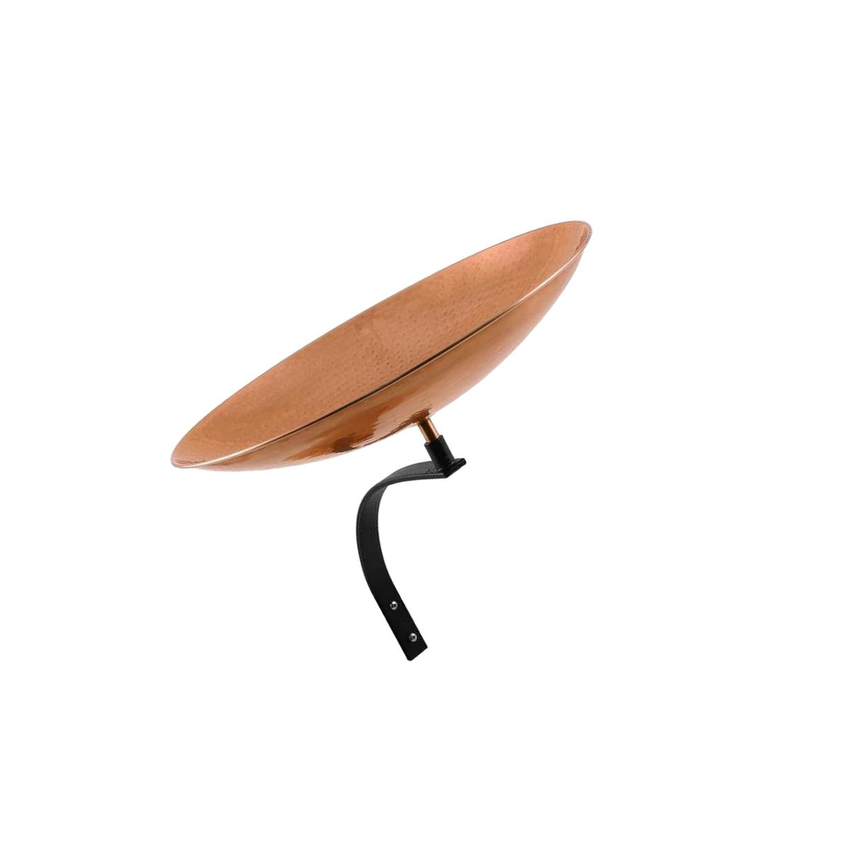 Picture of Achla PCB-01-WM Polished Copper Birdbath with Wall Mount Bracket