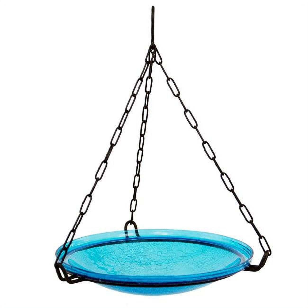 Picture of Achla CGB-14T-RM 14 in. Crackle Bowl with Rail Mount Bracket&#44; Teal