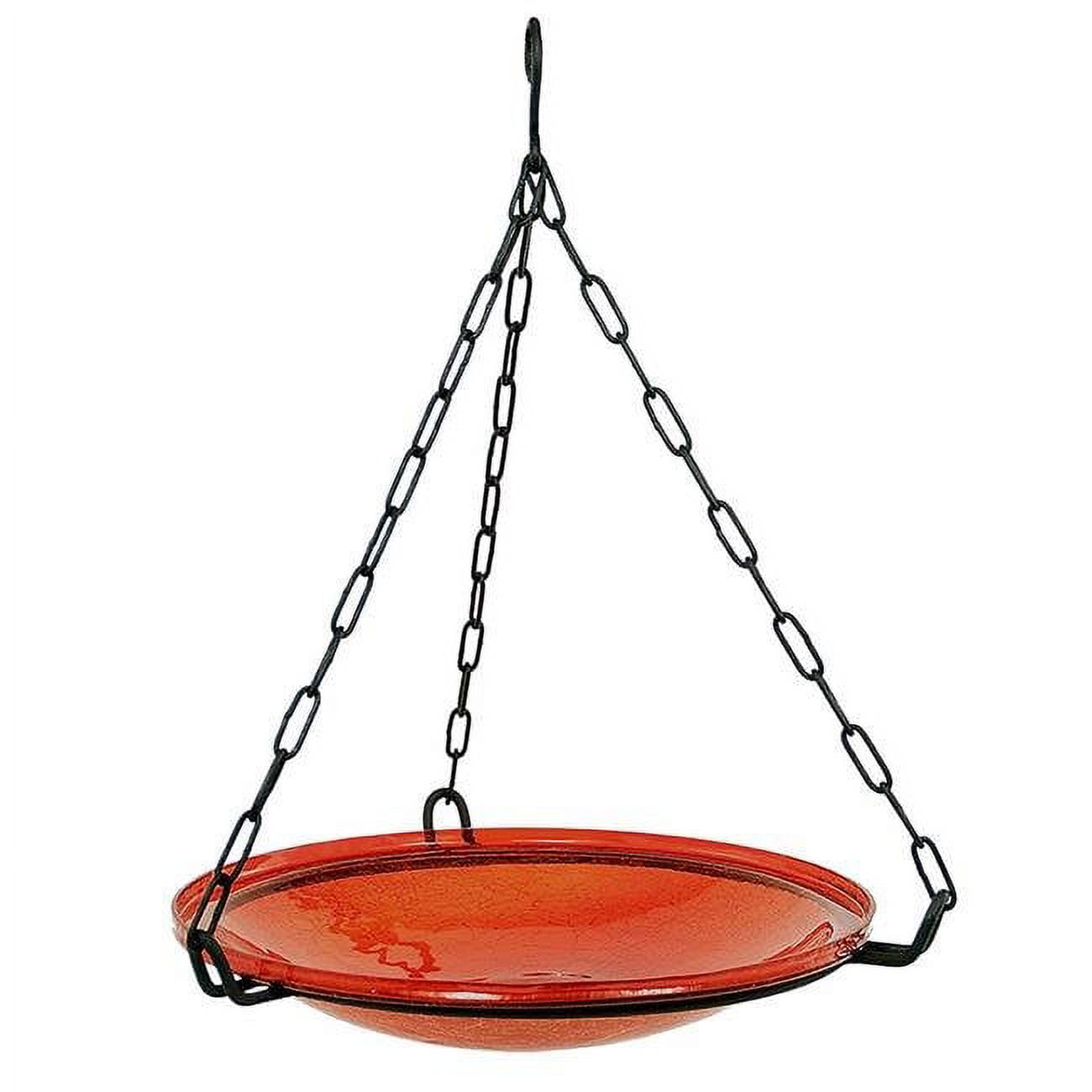 Picture of Achla CGB-14R-RM 14 in. Crackle Bowl with Rail Mount Bracket&#44; Red