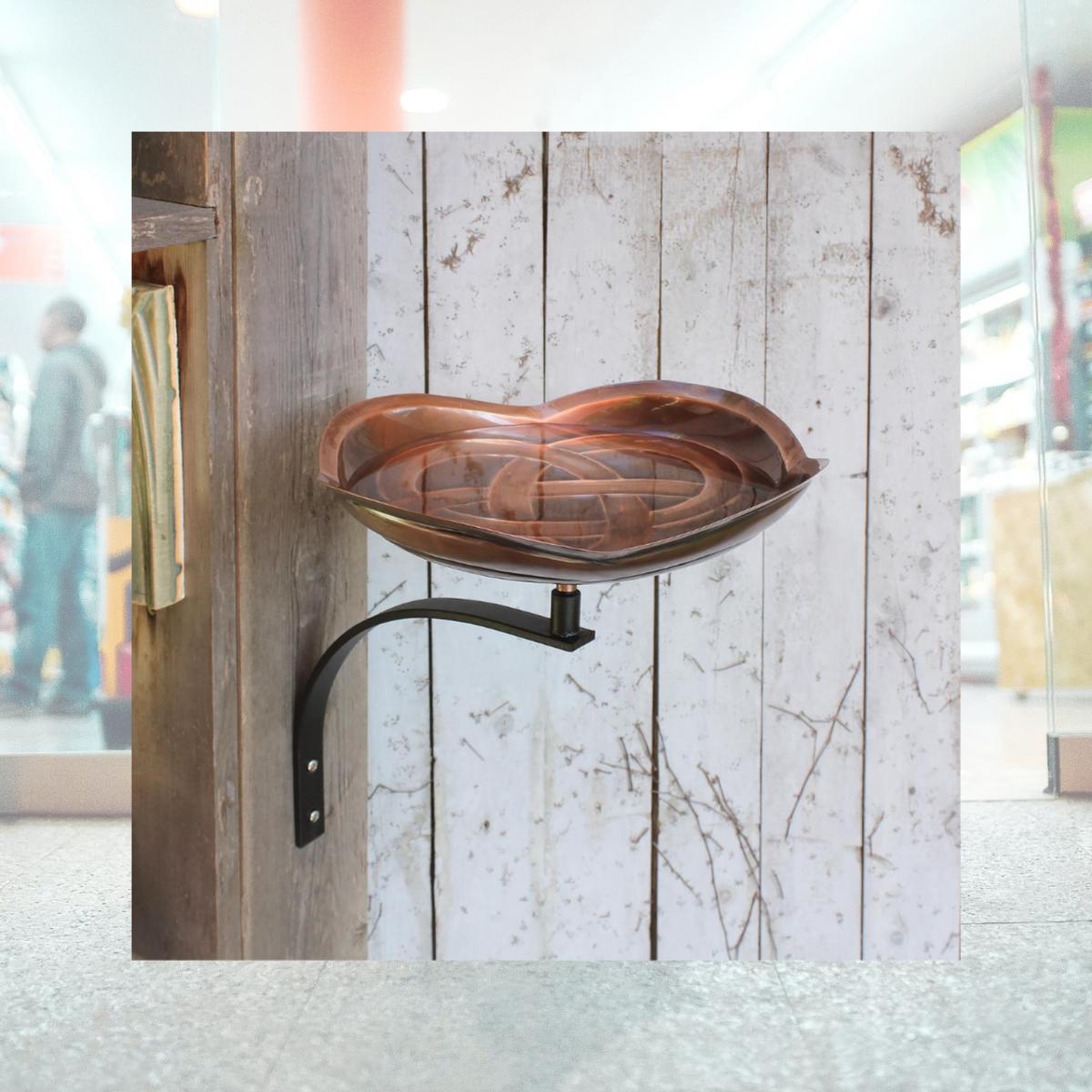 Picture of Achla BB-11-WM Dara Knot Birdbath with Wall Mount Bracket