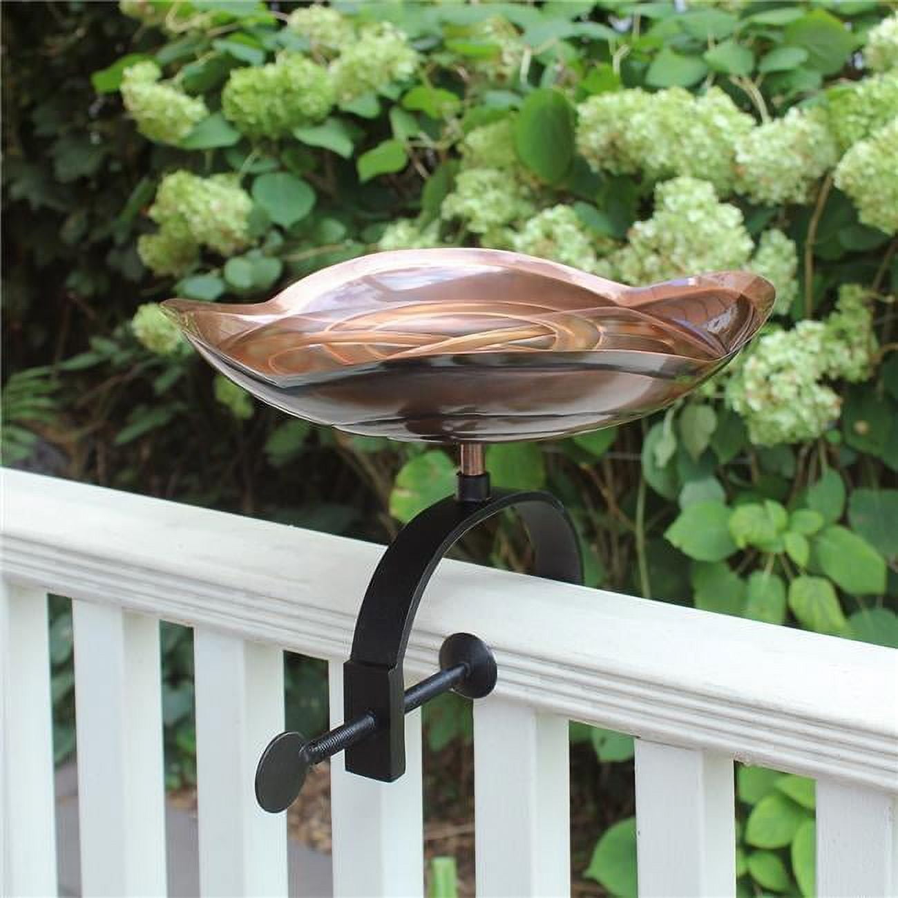 Picture of Achla BB-11-OR Dara Knot Birdbath with Over Rail Bracket