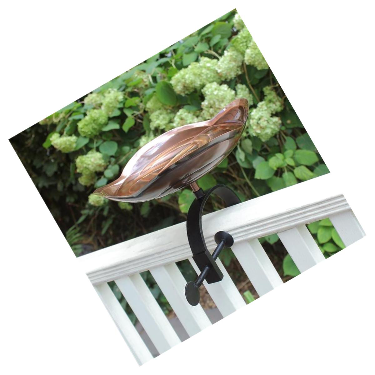 Picture of Achla BB-11-OR Dara Knot Birdbath with Over Rail Bracket