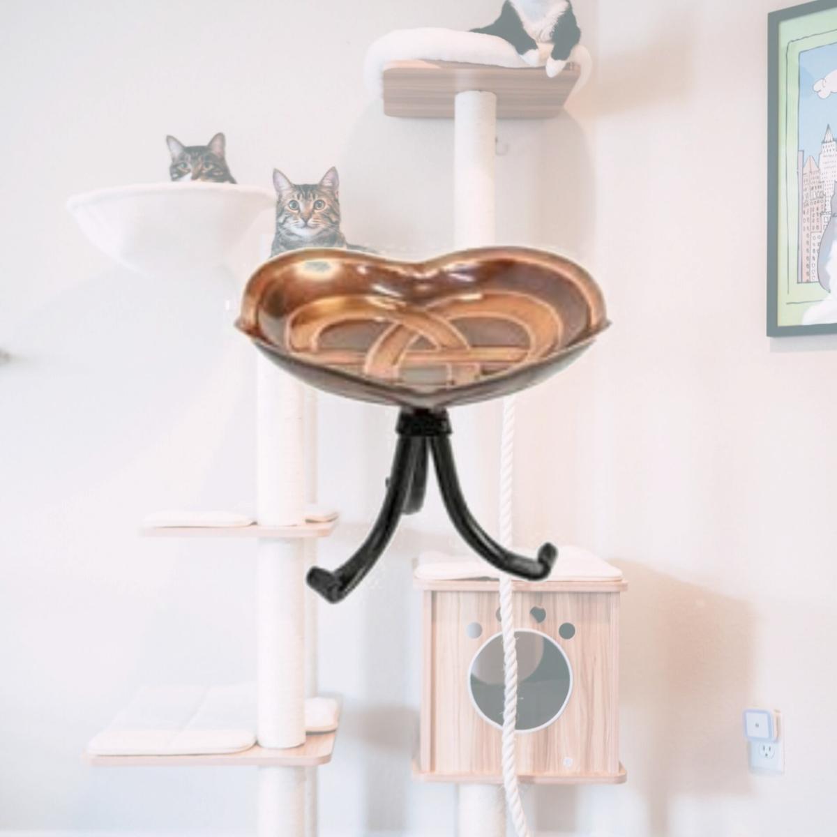 Picture of Achla BB-11-TR Dara Knot Birdbath with Tripod Stand