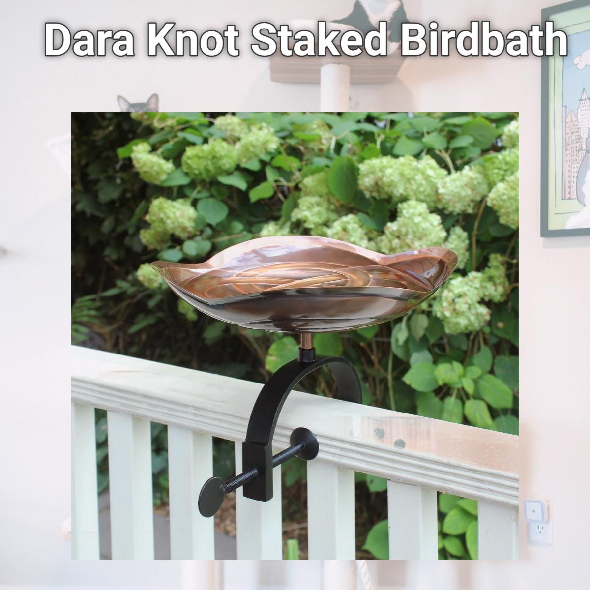 Picture of Achla BB-11-S Dara Knot Staked Birdbath