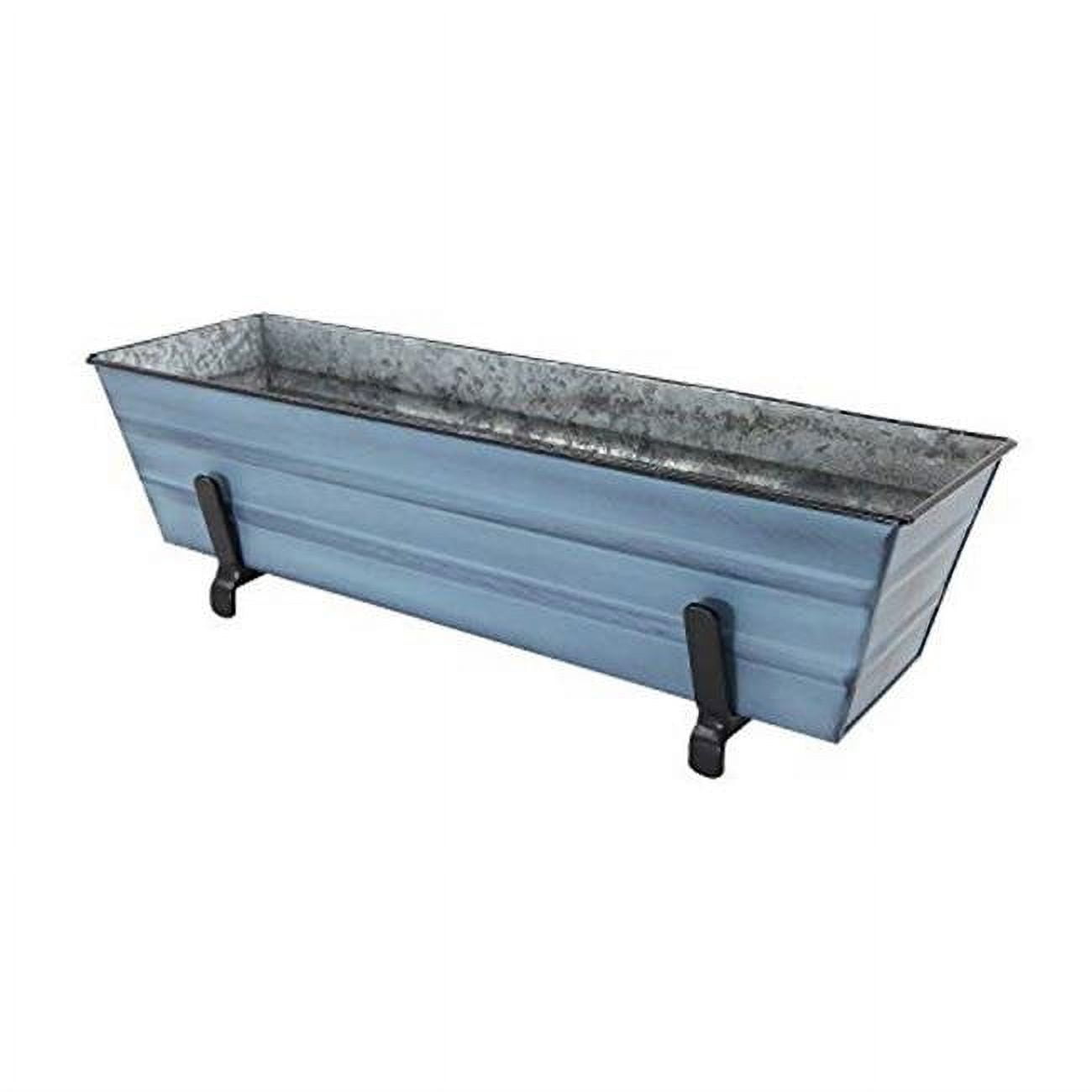 Picture of Achla C08NB-K6 2 x 6 Railings Flower Box with Brackets&#44; Blue - Small