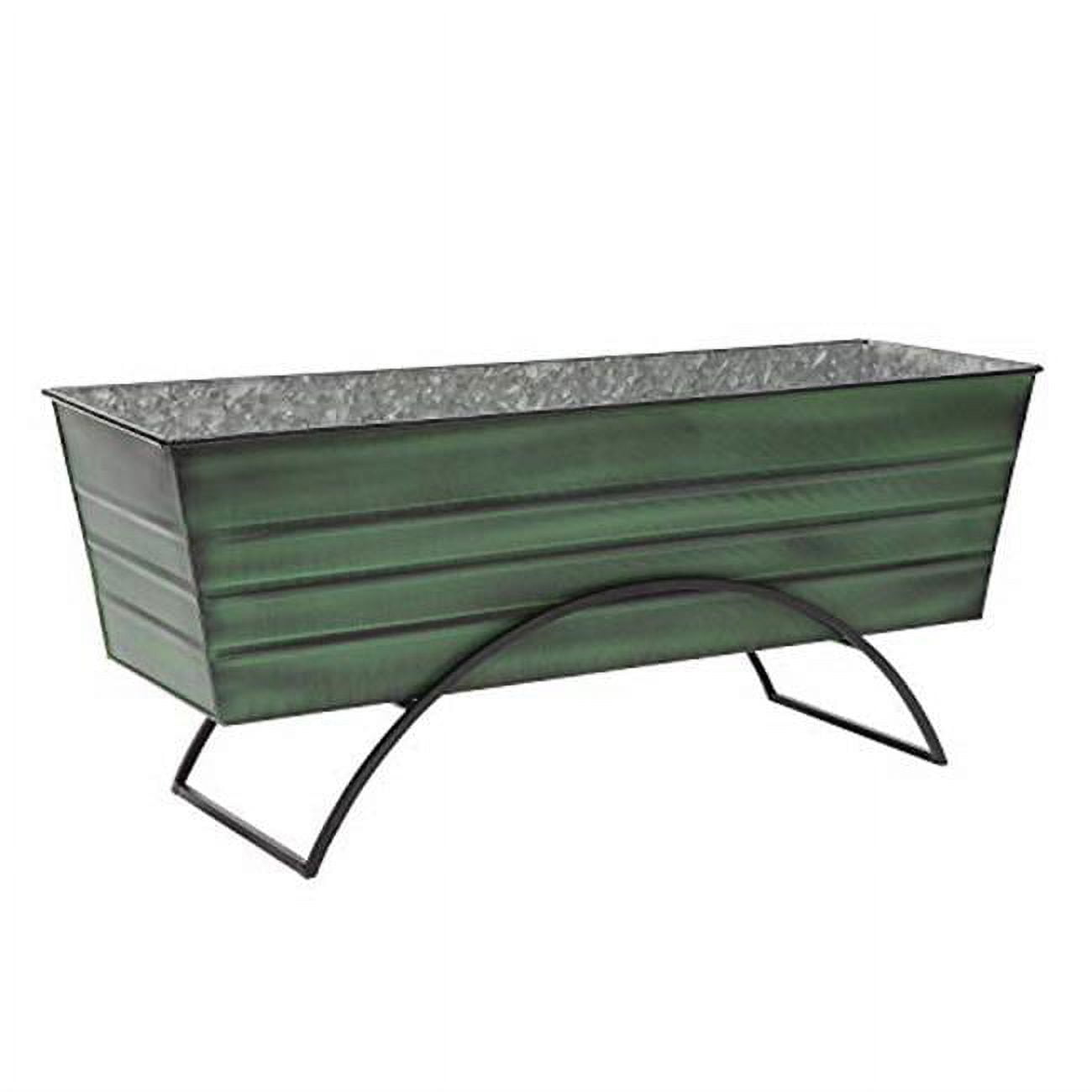 Odette Stand with Flower Box, Green - Large